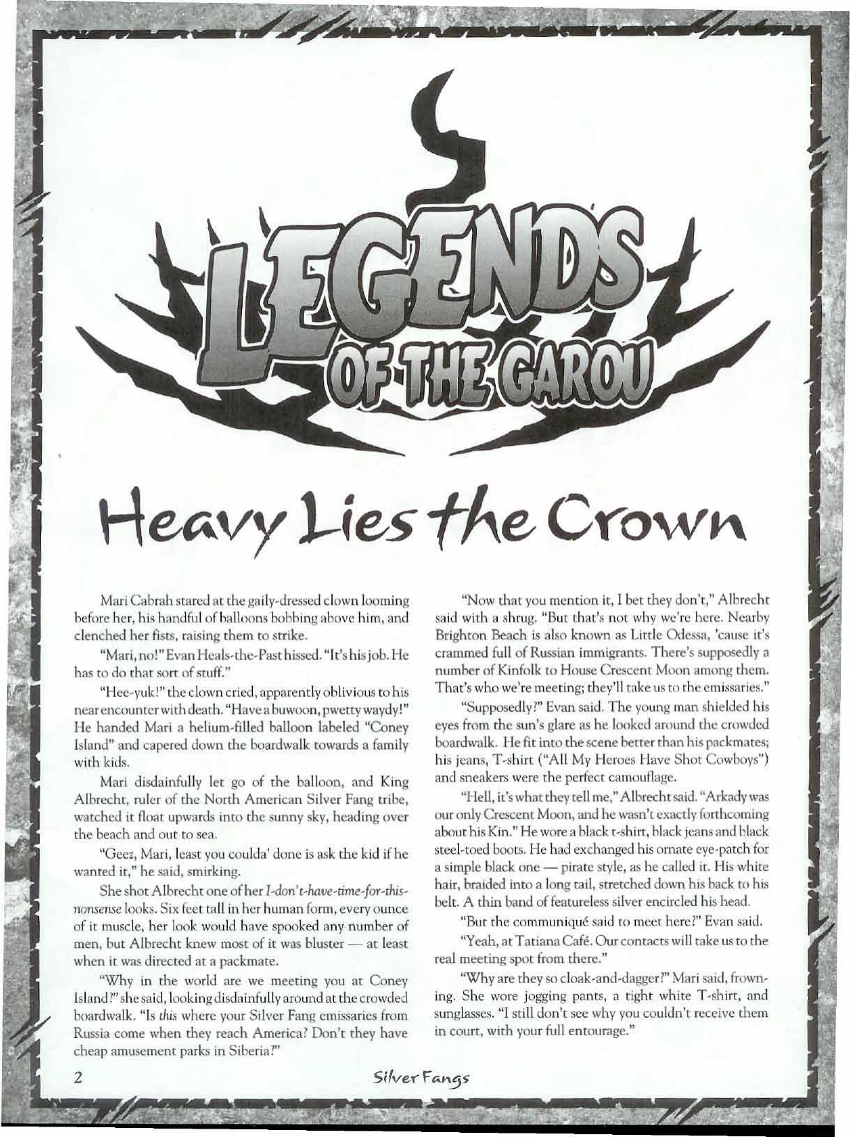 Silver Fangs, revised (2003)