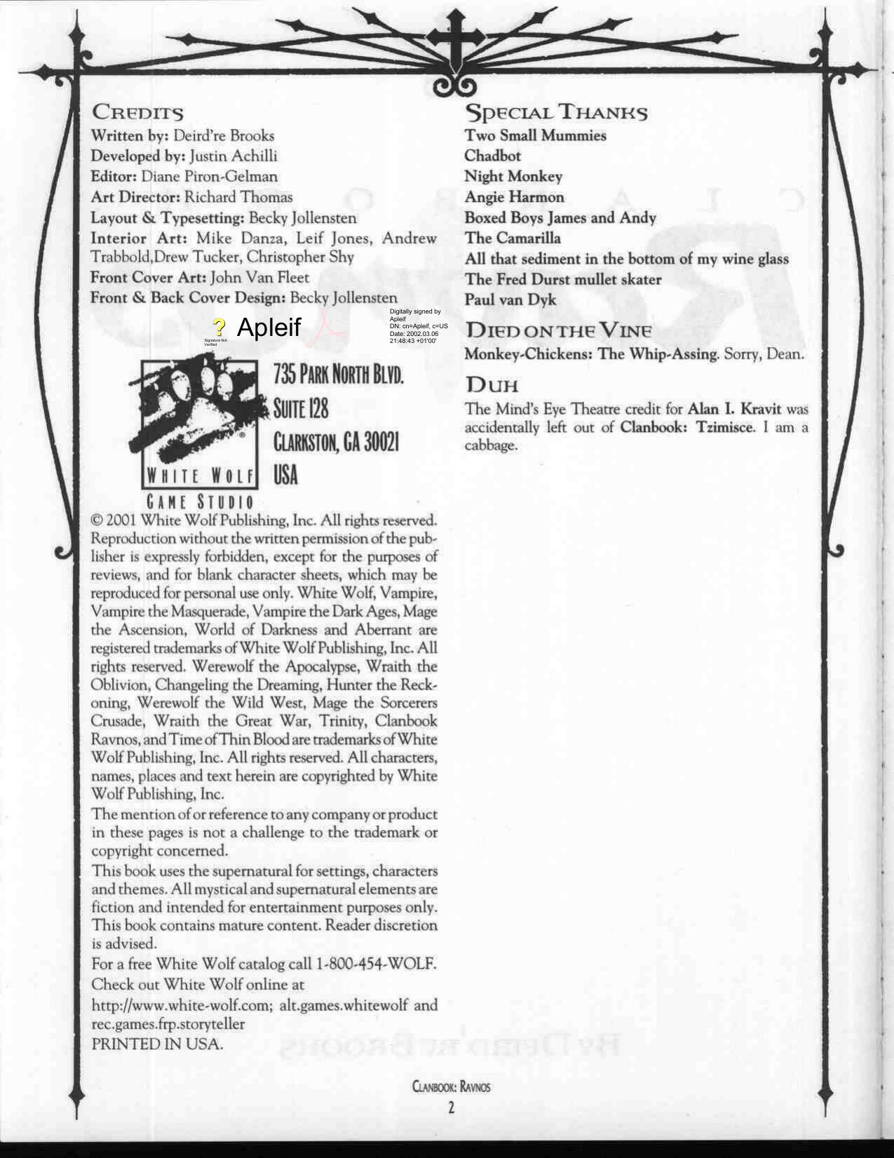 Ravnos (Revised Edition)