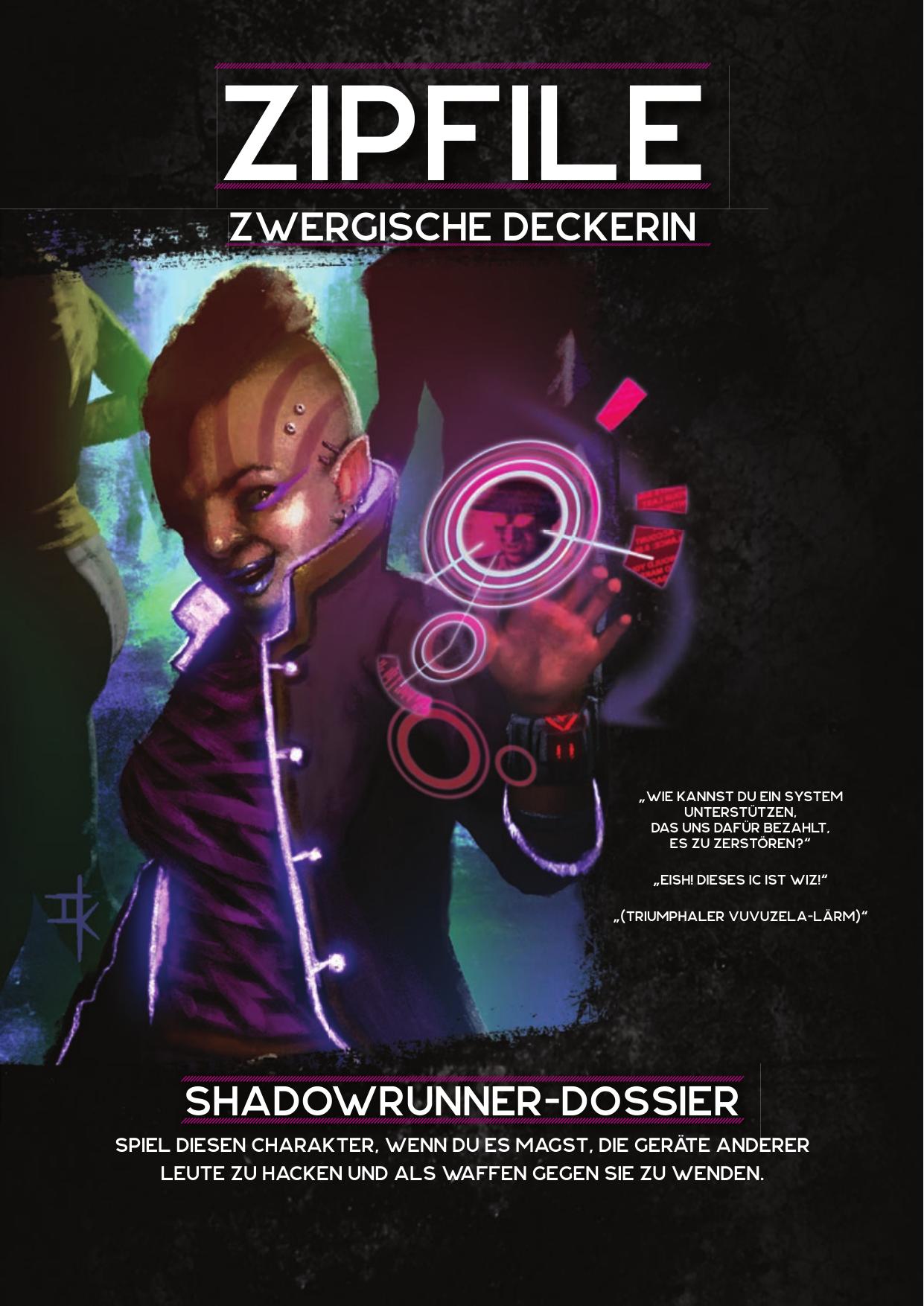 Shadowrun 6D - Starterpaket - Dossier