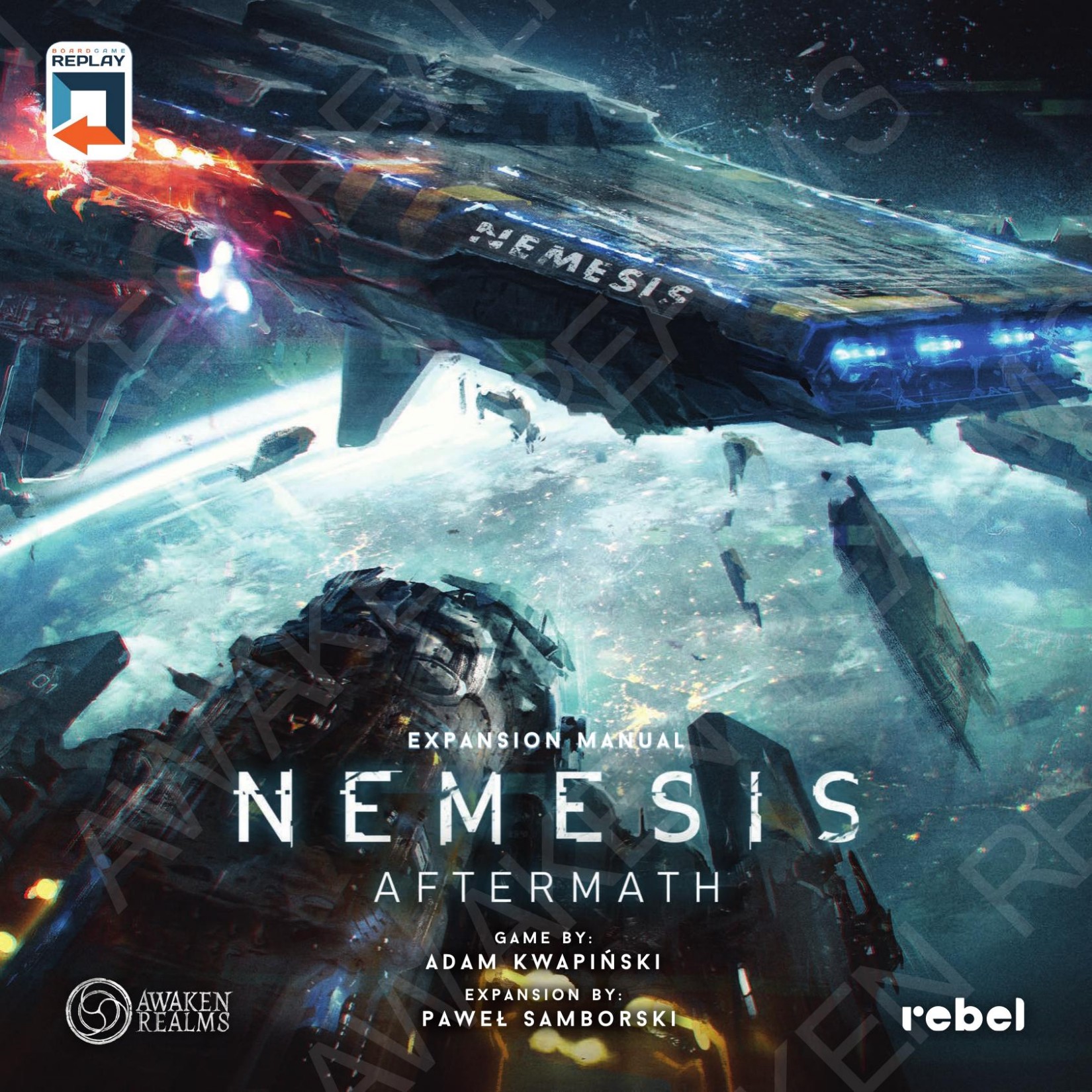 NEMESIS AFTERMATH RULEBOOK 280x280mm ENG